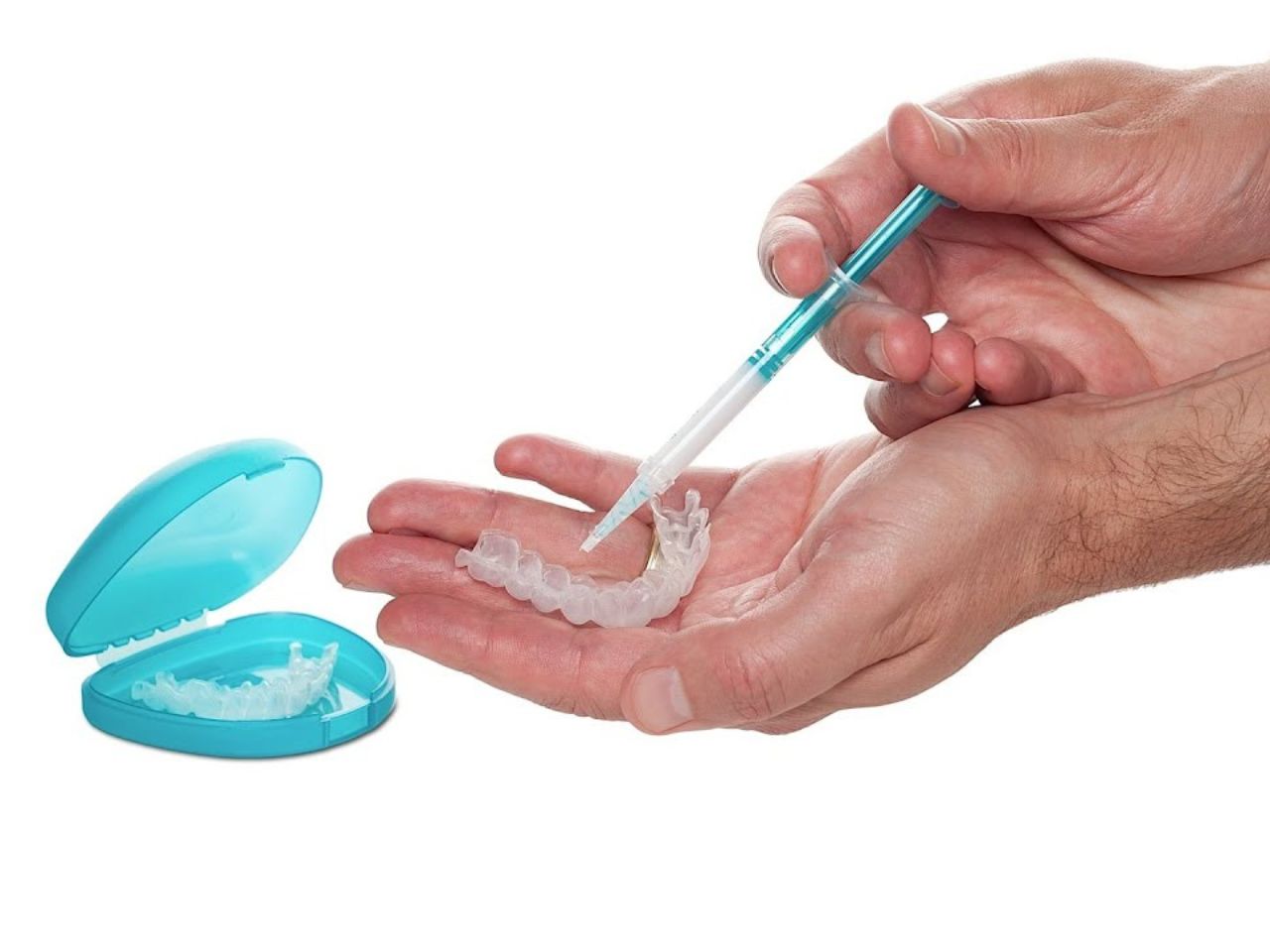 moldeira clareamento dental